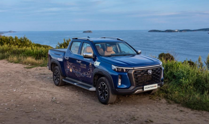 CHANGAN HUNTER PLUS стал рабочим флагманом колонны, демонстрируя готовность к длительным расстояниям и условиям дорог